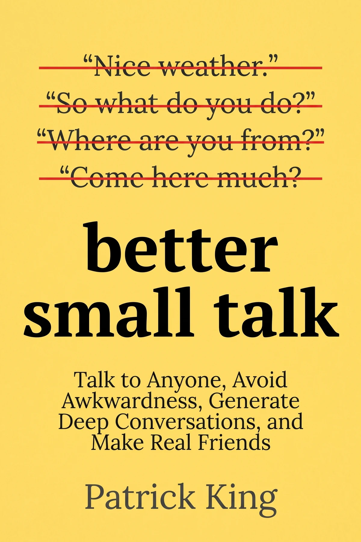 From Small Talk to Real Friends cover