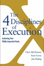 The 4 Disciplines of Execution cover